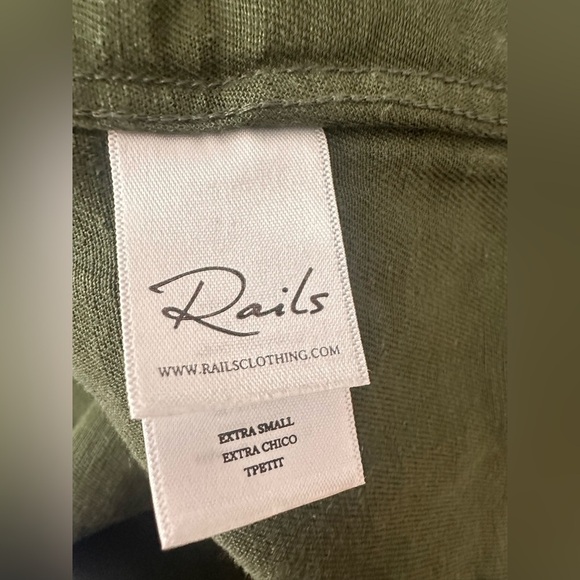 Rails Loren Shirt Jacket in Military Olive Sz XS - Picture 11 of 12